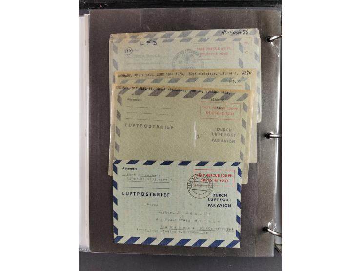 1912/53, very interesting group of over 320 entire items, including many ILA, yellow and green dog, Bavarian air-mail, E.EL.P