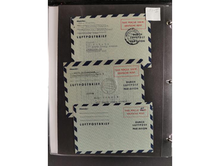 1912/53, very interesting group of over 320 entire items, including many ILA, yellow and green dog, Bavarian air-mail, E.EL.P