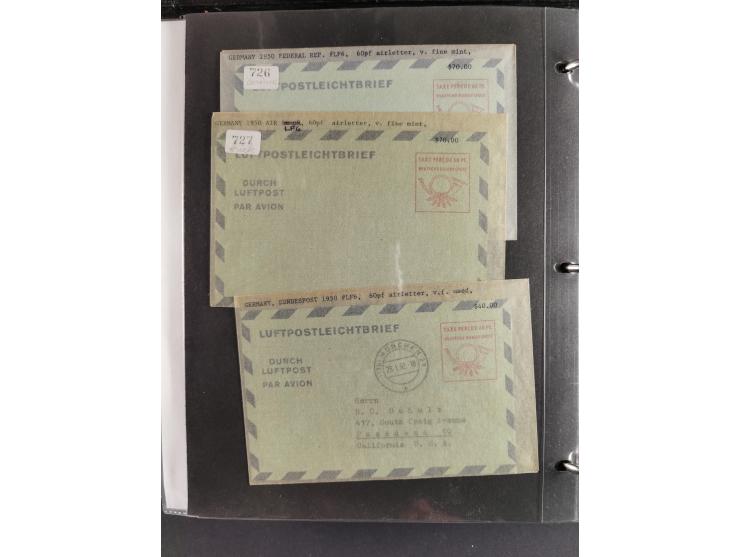 1912/53, very interesting group of over 320 entire items, including many ILA, yellow and green dog, Bavarian air-mail, E.EL.P