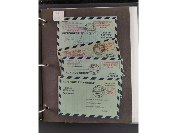 1912/53, very interesting group of over 320 entire items, including many ILA, yellow and green dog, Bavarian air-mail, E.EL.P