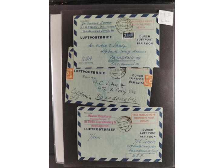 1912/53, very interesting group of over 320 entire items, including many ILA, yellow and green dog, Bavarian air-mail, E.EL.P