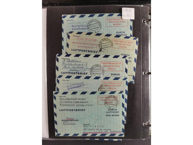 1912/53, very interesting group of over 320 entire items, including many ILA, yellow and green dog, Bavarian air-mail, E.EL.P