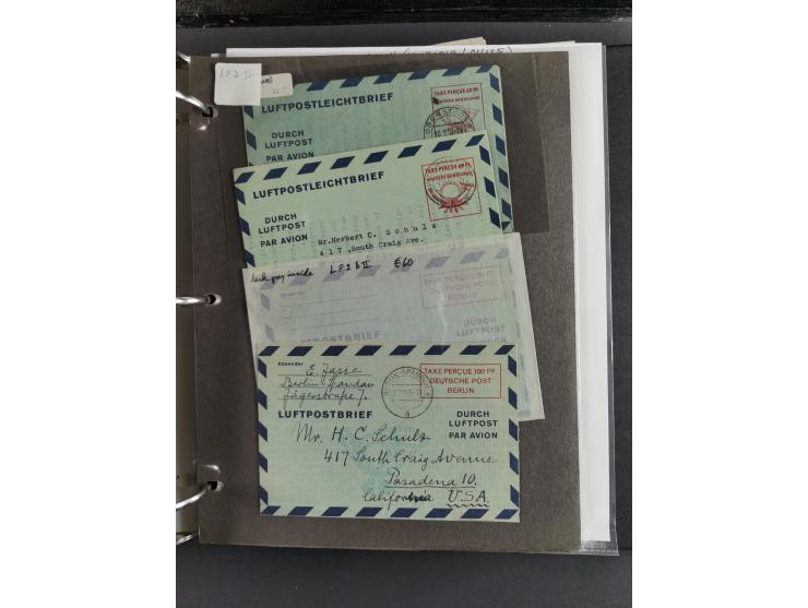 1912/53, very interesting group of over 320 entire items, including many ILA, yellow and green dog, Bavarian air-mail, E.EL.P