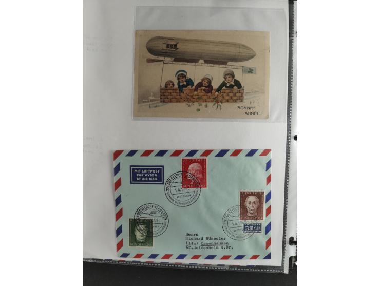 1912/53, very interesting group of over 320 entire items, including many ILA, yellow and green dog, Bavarian air-mail, E.EL.P
