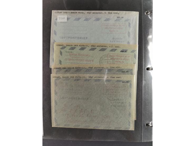 1912/53, very interesting group of over 320 entire items, including many ILA, yellow and green dog, Bavarian air-mail, E.EL.P