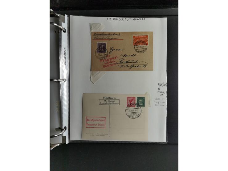 1912/53, very interesting group of over 320 entire items, including many ILA, yellow and green dog, Bavarian air-mail, E.EL.P