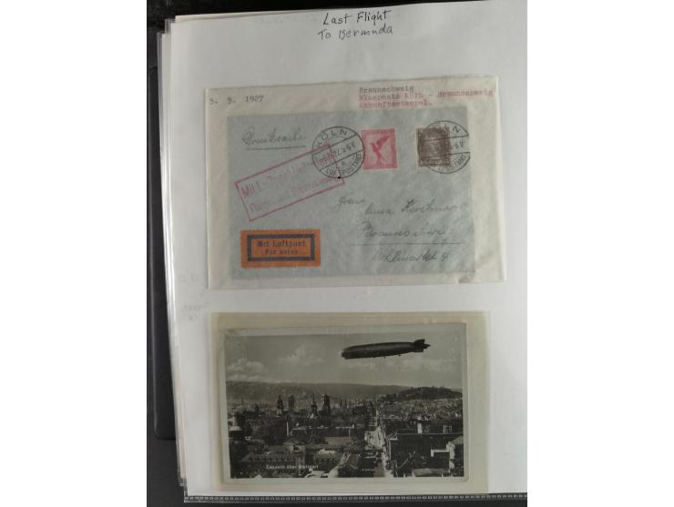 1912/53, very interesting group of over 320 entire items, including many ILA, yellow and green dog, Bavarian air-mail, E.EL.P