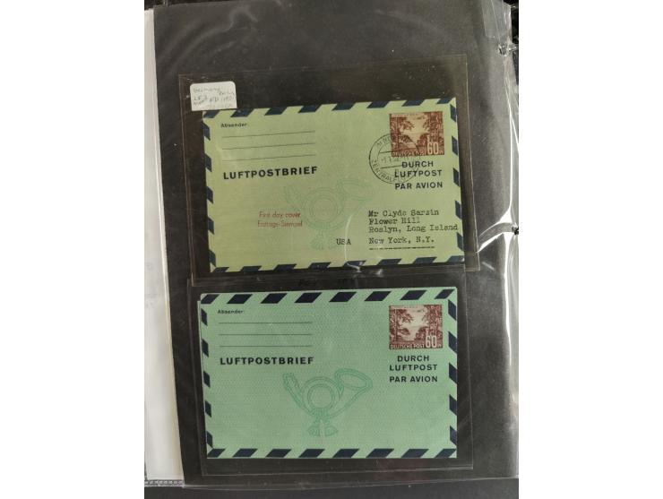 1912/53, very interesting group of over 320 entire items, including many ILA, yellow and green dog, Bavarian air-mail, E.EL.P