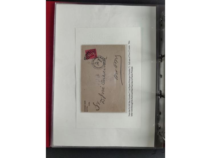 1898/1902, Spanish-American War, specialized collection with many uncommon and significant items such as Spanish Army franchi