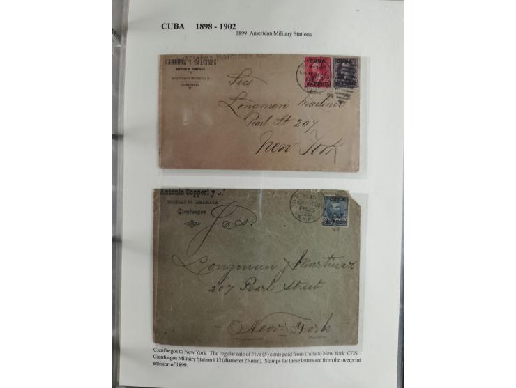 1898/1902, Spanish-American War, specialized collection with many uncommon and significant items such as Spanish Army franchi