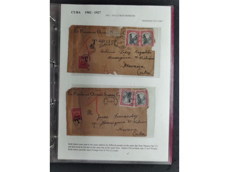 1898/1902, Spanish-American War, specialized collection with many uncommon and significant items such as Spanish Army franchi