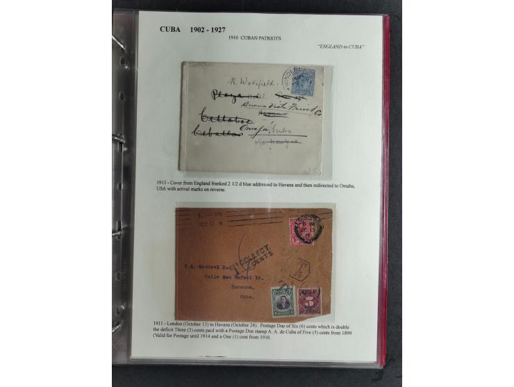 1898/1902, Spanish-American War, specialized collection with many uncommon and significant items such as Spanish Army franchi