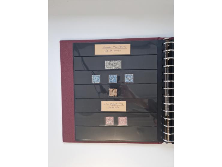 1810/ 68 (ca.), interessante, vorwiegend gestempelte Sammlung mit Briefen, ab Vorphila, dabei Charge-Briefe, Postscheine mit 