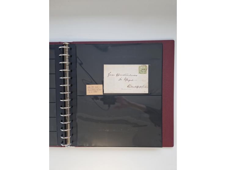 1810/ 68 (ca.), interessante, vorwiegend gestempelte Sammlung mit Briefen, ab Vorphila, dabei Charge-Briefe, Postscheine mit 