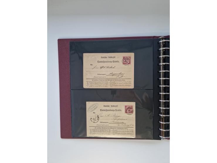 1810/ 68 (ca.), interessante, vorwiegend gestempelte Sammlung mit Briefen, ab Vorphila, dabei Charge-Briefe, Postscheine mit 