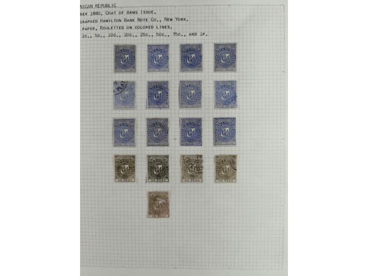 1880, small unused and used collection including some multiples, all on written up pages, mostly good quality