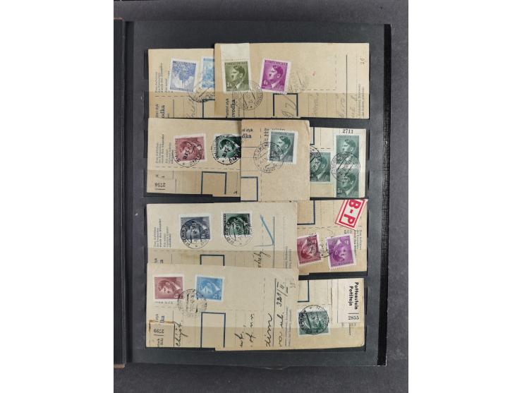 1939/45, interesting group of hundreds of covers, cards and on pieces, including many different cancellations, registered cov