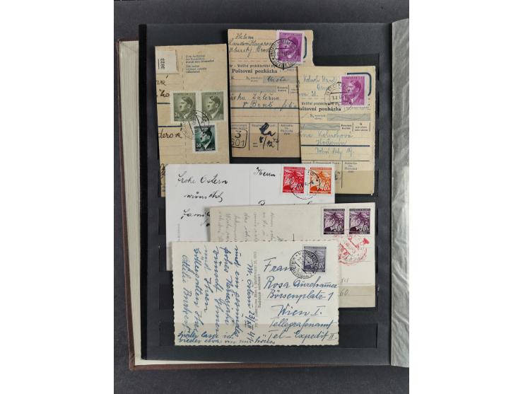 1939/45, interesting group of hundreds of covers, cards and on pieces, including many different cancellations, registered cov