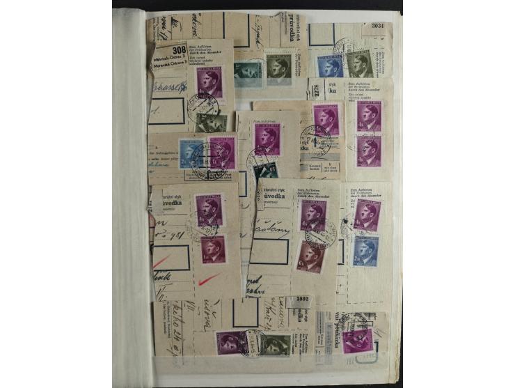 1939/45, interesting group of hundreds of covers, cards and on pieces, including many different cancellations, registered cov