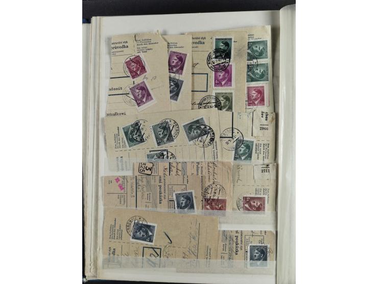 1939/45, interesting group of hundreds of covers, cards and on pieces, including many different cancellations, registered cov