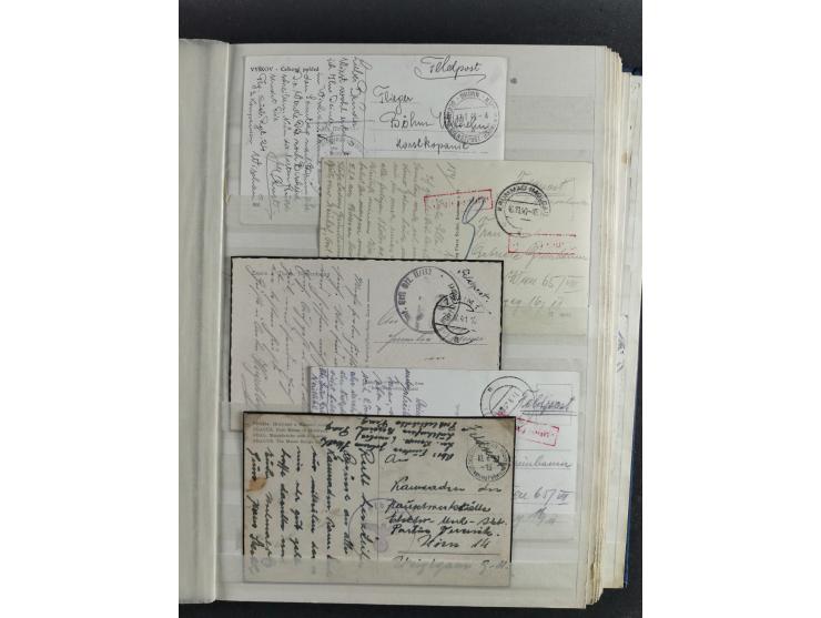 1939/45, interesting group of hundreds of covers, cards and on pieces, including many different cancellations, registered cov