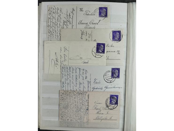 1939/45, interesting group of hundreds of covers, cards and on pieces, including many different cancellations, registered cov