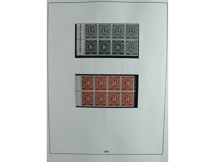 1949/68, vorwiegend postfrische, in den Hauptnummern augenscheinlich komplette Sammlung inkl. Posthornsatz und etwas Bizone, 