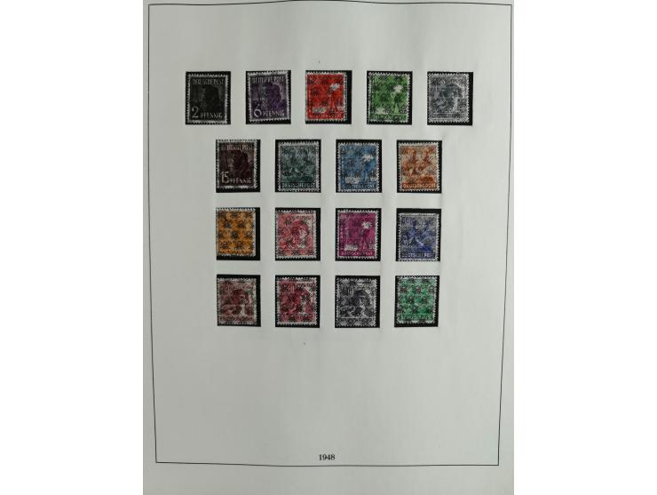 1949/68, vorwiegend postfrische, in den Hauptnummern augenscheinlich komplette Sammlung inkl. Posthornsatz und etwas Bizone, 