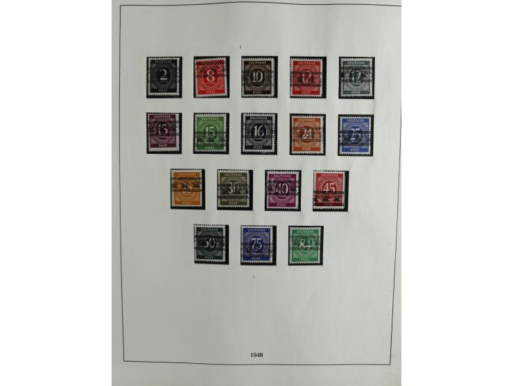 1949/68, vorwiegend postfrische, in den Hauptnummern augenscheinlich komplette Sammlung inkl. Posthornsatz und etwas Bizone, 