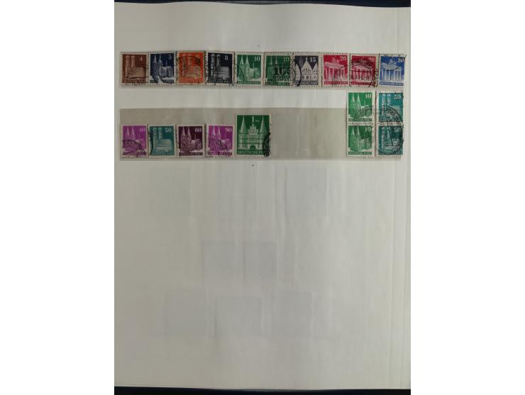 1949/68, vorwiegend postfrische, in den Hauptnummern augenscheinlich komplette Sammlung inkl. Posthornsatz und etwas Bizone, 