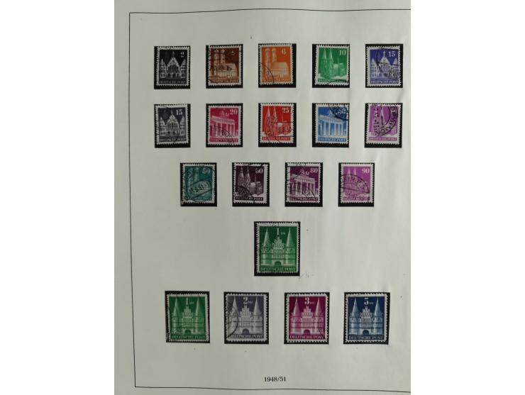 1949/68, vorwiegend postfrische, in den Hauptnummern augenscheinlich komplette Sammlung inkl. Posthornsatz und etwas Bizone, 