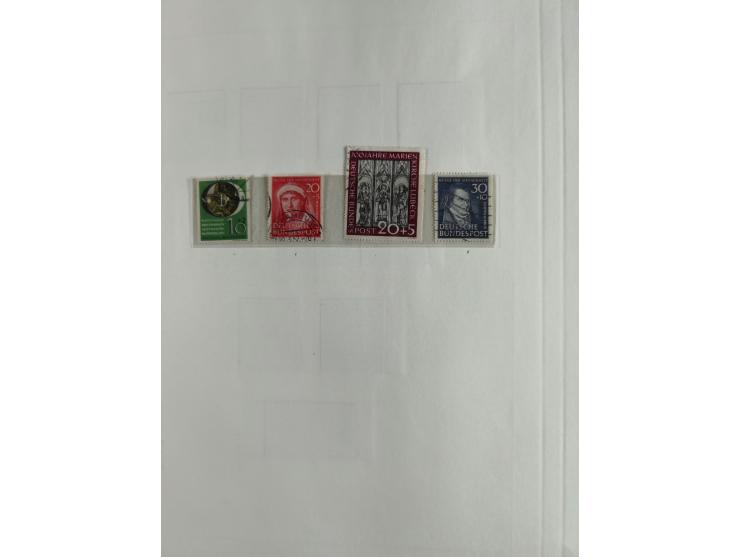 1949/68, vorwiegend postfrische, in den Hauptnummern augenscheinlich komplette Sammlung inkl. Posthornsatz und etwas Bizone, 