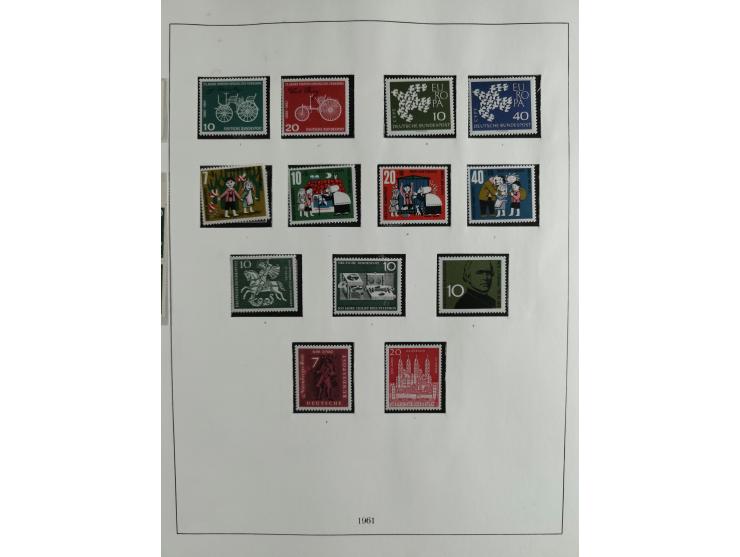1949/68, vorwiegend postfrische, in den Hauptnummern augenscheinlich komplette Sammlung inkl. Posthornsatz und etwas Bizone, 