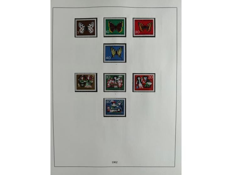 1949/68, vorwiegend postfrische, in den Hauptnummern augenscheinlich komplette Sammlung inkl. Posthornsatz und etwas Bizone, 