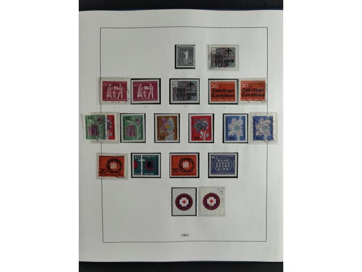 1949/68, vorwiegend postfrische, in den Hauptnummern augenscheinlich komplette Sammlung inkl. Posthornsatz und etwas Bizone, 