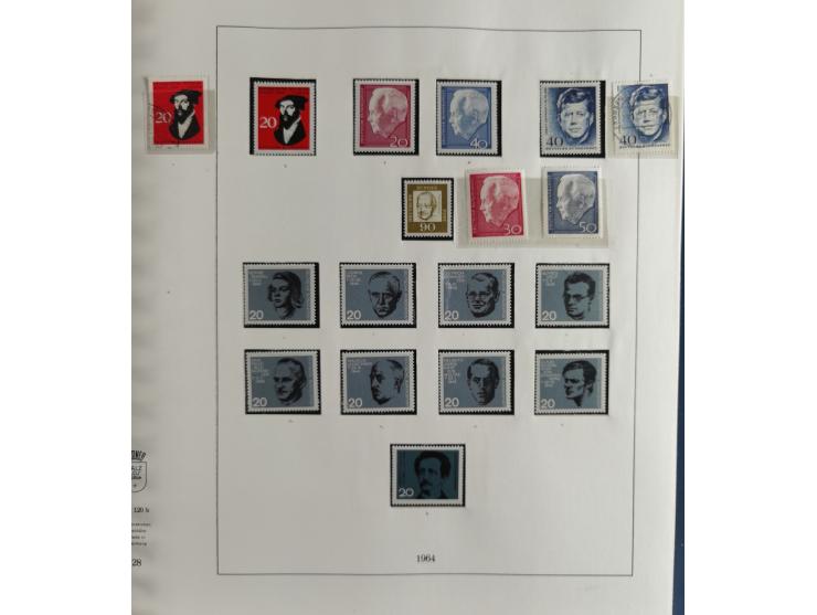 1949/68, vorwiegend postfrische, in den Hauptnummern augenscheinlich komplette Sammlung inkl. Posthornsatz und etwas Bizone, 