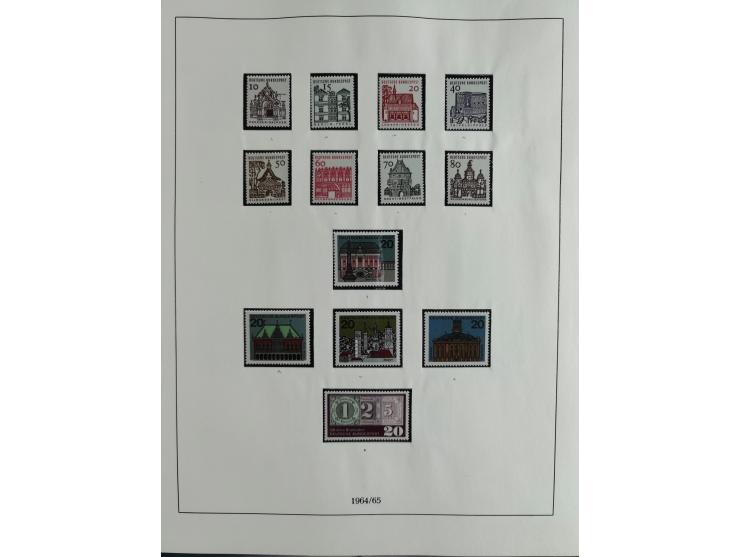 1949/68, vorwiegend postfrische, in den Hauptnummern augenscheinlich komplette Sammlung inkl. Posthornsatz und etwas Bizone, 