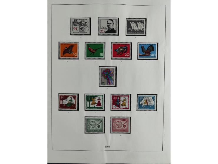 1949/68, vorwiegend postfrische, in den Hauptnummern augenscheinlich komplette Sammlung inkl. Posthornsatz und etwas Bizone, 