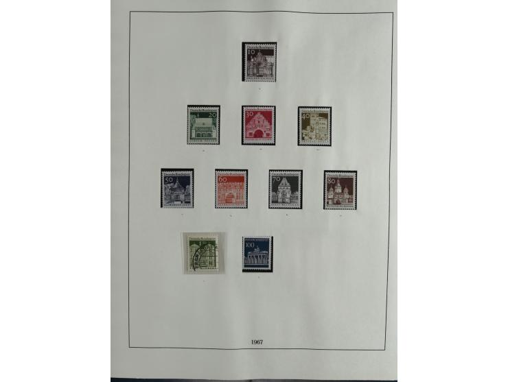 1949/68, vorwiegend postfrische, in den Hauptnummern augenscheinlich komplette Sammlung inkl. Posthornsatz und etwas Bizone, 