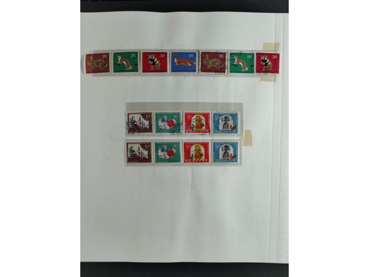 1949/68, vorwiegend postfrische, in den Hauptnummern augenscheinlich komplette Sammlung inkl. Posthornsatz und etwas Bizone, 
