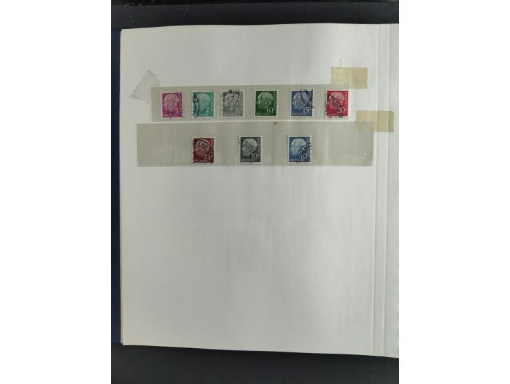 1949/68, vorwiegend postfrische, in den Hauptnummern augenscheinlich komplette Sammlung inkl. Posthornsatz und etwas Bizone, 