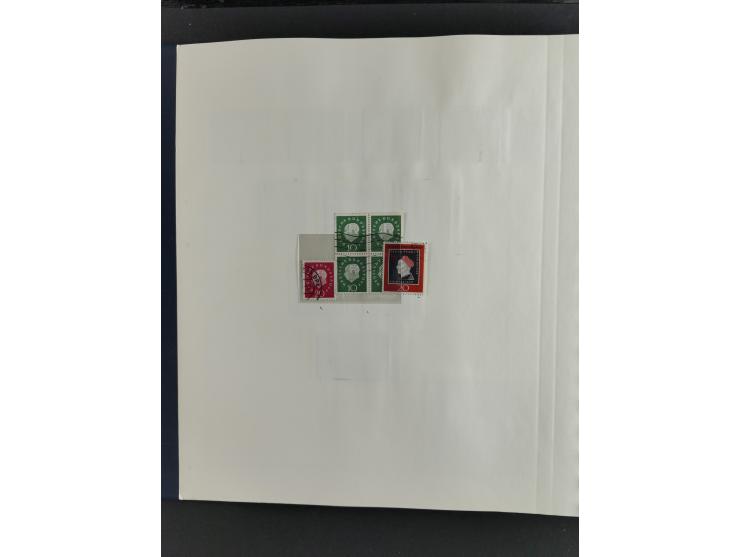 1949/68, vorwiegend postfrische, in den Hauptnummern augenscheinlich komplette Sammlung inkl. Posthornsatz und etwas Bizone, 