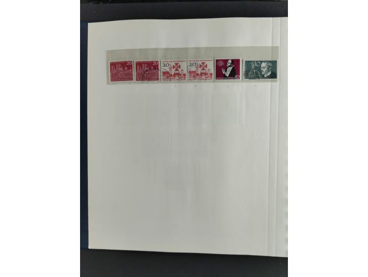 1949/68, vorwiegend postfrische, in den Hauptnummern augenscheinlich komplette Sammlung inkl. Posthornsatz und etwas Bizone, 