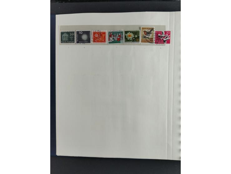 1949/68, vorwiegend postfrische, in den Hauptnummern augenscheinlich komplette Sammlung inkl. Posthornsatz und etwas Bizone, 