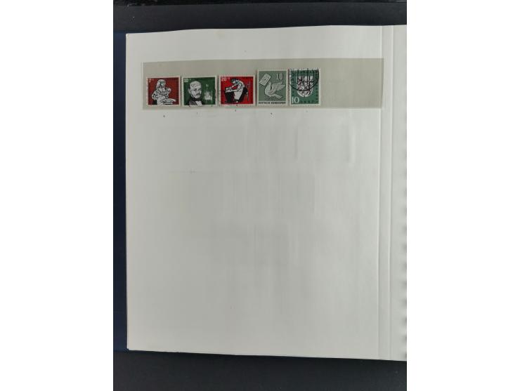 1949/68, vorwiegend postfrische, in den Hauptnummern augenscheinlich komplette Sammlung inkl. Posthornsatz und etwas Bizone, 