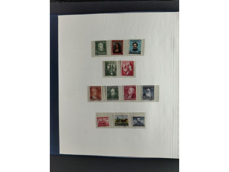 1949/68, vorwiegend postfrische, in den Hauptnummern augenscheinlich komplette Sammlung inkl. Posthornsatz und etwas Bizone, 