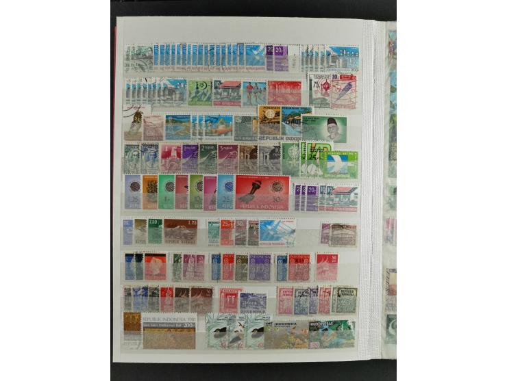 1949/79, mint never hinged, unused and used group with many duplicates, incl. multiples, blocks, stamps with blank fields, et