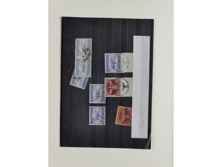 1933/45, used collection incl. official stamps, including sheet 3 on registered covers with special cancellations, as well as