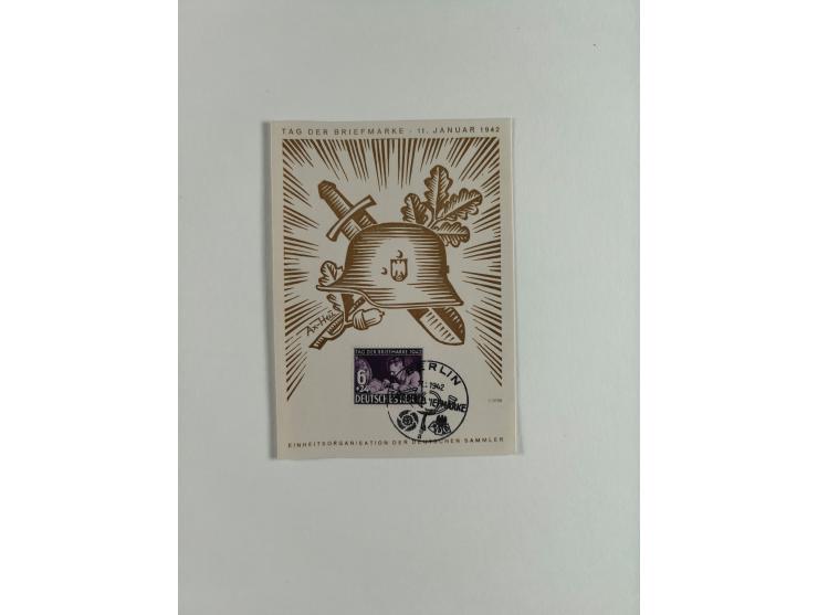 1933/45, used collection incl. official stamps, including sheet 3 on registered covers with special cancellations, as well as