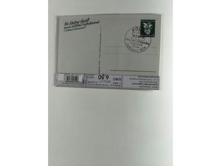 1933/45, used collection incl. official stamps, including sheet 3 on registered covers with special cancellations, as well as